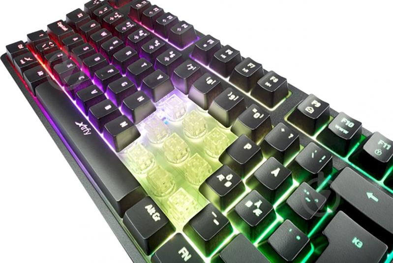 Клавиатура Xtrfy K3 Semi Mech RGB UA (XG-K3-RGB-UKR) black - фото 3