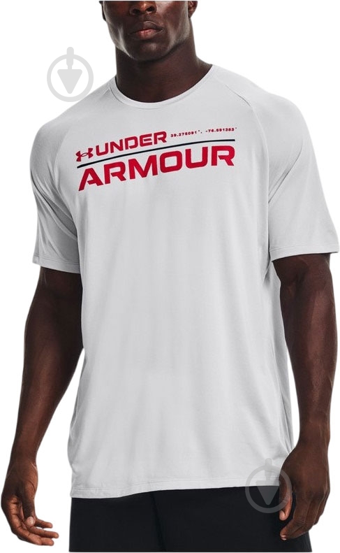 Футболка мужская Under Armour 1370538-014 р.S white - фото 1