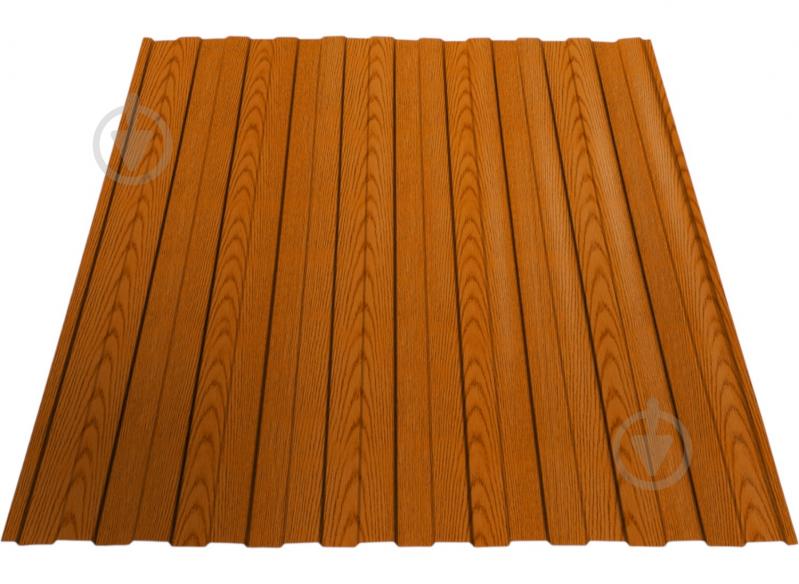 Профнастил стіновий PCS ПС-8 0,30x1190x2000 мм RAL 8003 глиняно-коричневий 2D принт 2802 - фото 1 Профнастил стіновий PCS ПС-8 0,30x1190x2000 мм RAL 8003 глиняно-коричневий 2D принт 2802 - фото 1