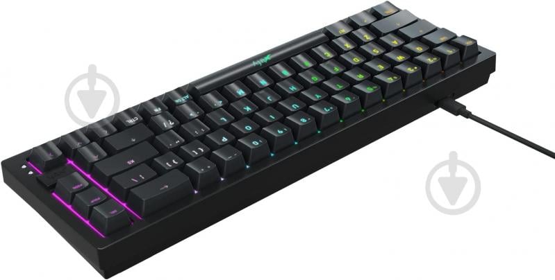 Клавиатура Xtrfy K5 68 keys Kailh Red Hot-swap RGB (K5-RGB-CPT-BLACK-R-UKR) black - фото 9