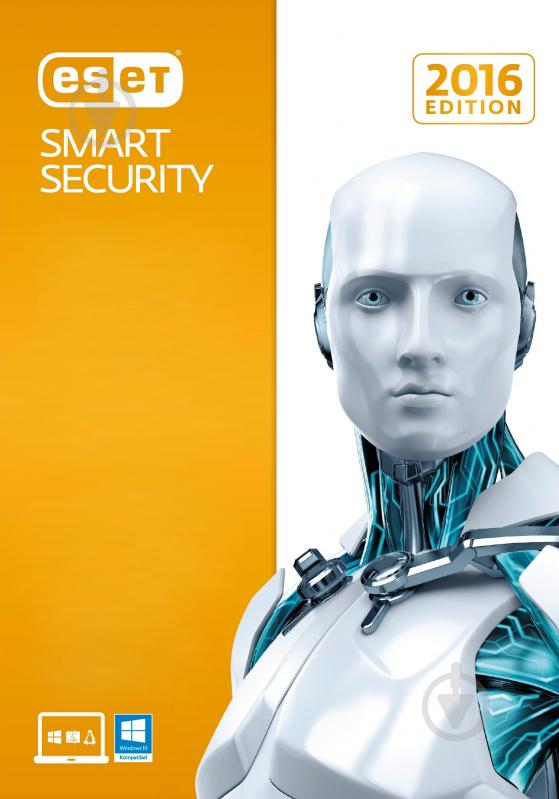 Антивирус ESET Smart Security 9 2 года 4 ПК - фото 1