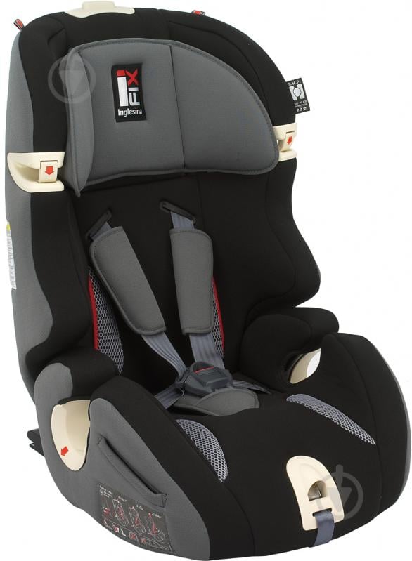 Автокрісло Inglesina Prime Miglia I-FIX AV97E0BLK black 7864 - фото 1