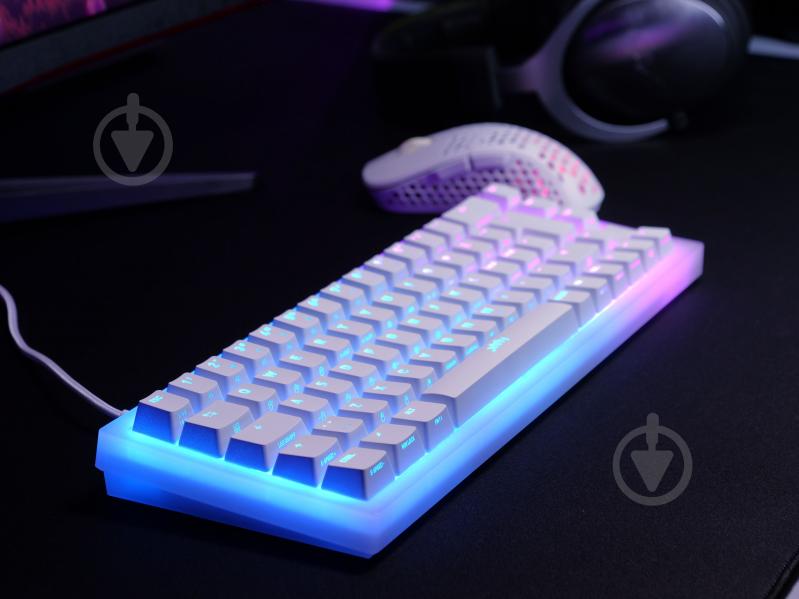 Клавиатура Xtrfy K5 68 keys Kailh Red Hot-swap RGB (K5-RGB-CPT-TPWHITE-R-UKR) white - фото 2