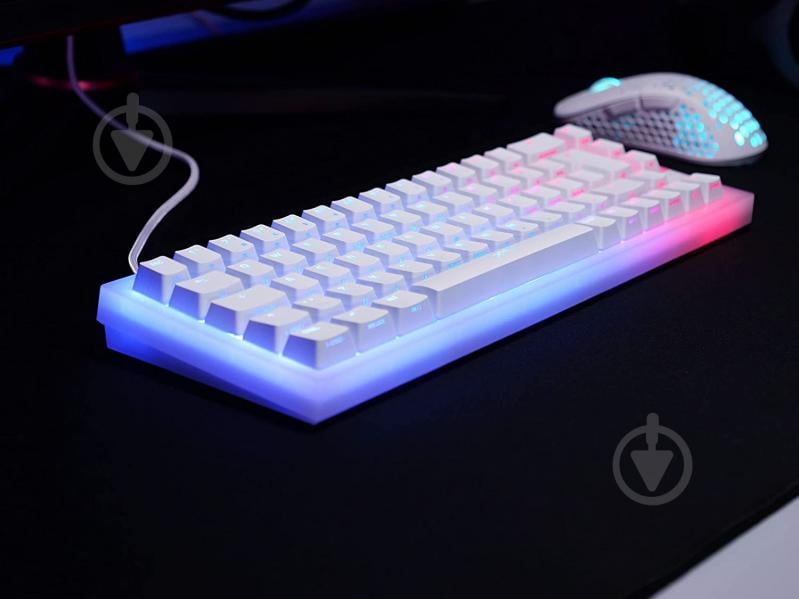 Клавиатура Xtrfy K5 68 keys Kailh Red Hot-swap RGB (K5-RGB-CPT-TPWHITE-R-UKR) white - фото 3