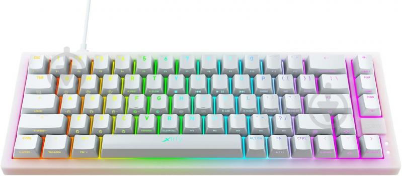 Клавиатура Xtrfy K5 68 keys Kailh Red Hot-swap RGB (K5-RGB-CPT-TPWHITE-R-UKR) white - фото 6