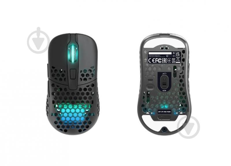 Мышь Xtrfy M42 WL RGB black (M42W-RGB-BLACK) - фото 8