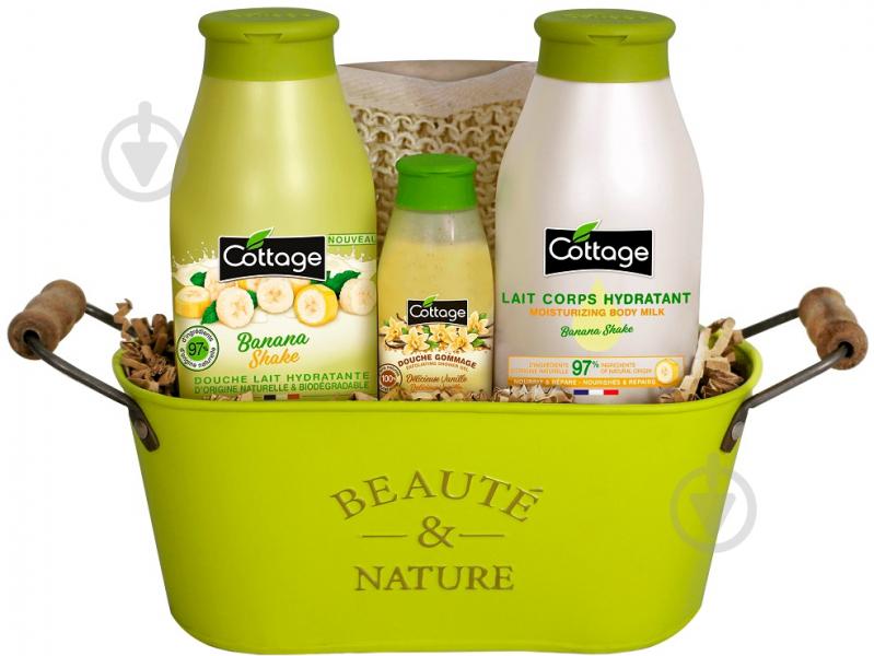 ᐉ Набор подарочный для женщин Cottage Banana Shake в корзине • Купить в ...