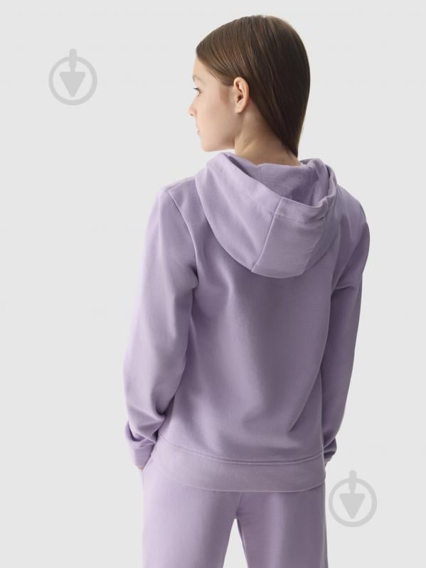 Джемпер 4F SWEATSHIRT F0919 4FJWSS24TSWSF0919-52S р.128 фіолетовий - фото 2