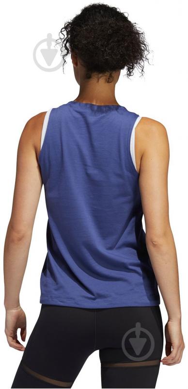 Майка Adidas FL8776 р.S синий - фото 4