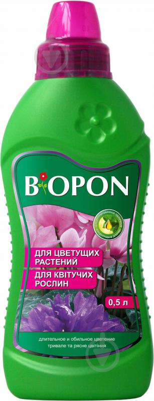 Добриво мінеральне Biopon для квітучих рослин 500 мл - фото 1