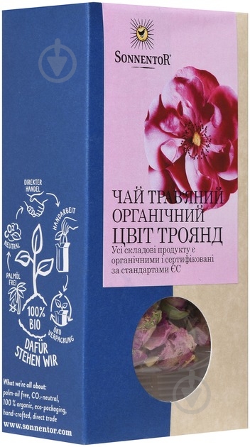 Чай травяной Sonnentor Цвет роз 30 г (8518) - фото 2 Чай травяной Sonnentor Цвет роз 30 г (8518) - фото 2