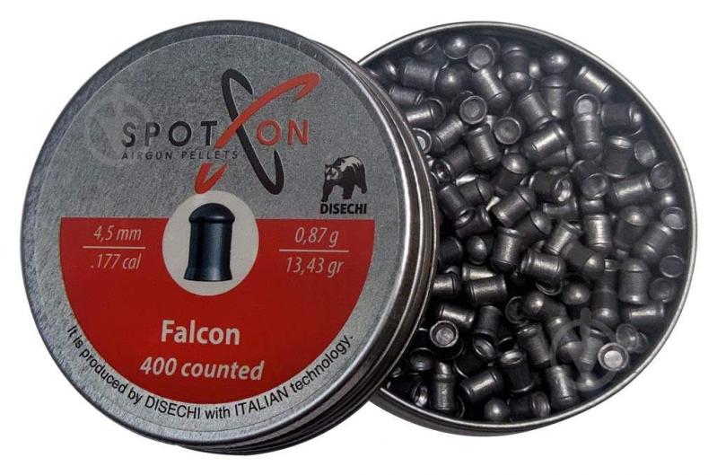 Кулі пневматичні Spoton Falcon (4.5 мм, 0.87 гр, 400 шт.) - фото 2 Кулі пневматичні Spoton Falcon (4.5 мм, 0.87 гр, 400 шт.) - фото 2