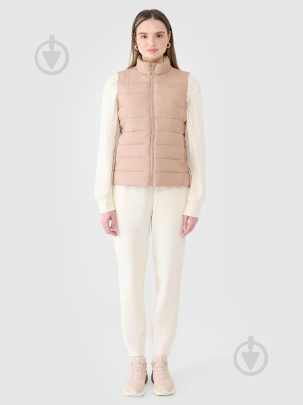 Жилет 4F VEST JACKET F181 4FWSS25TVJAF181-83S р.XS бежевый - фото 8 Жилет 4F VEST JACKET F181 4FWSS25TVJAF181-83S р.XS бежевый - фото 8