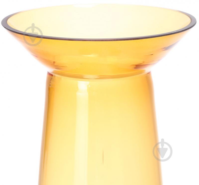 ᐉ Ваза стеклянная амбер Сара d15,5 cм Wrzesniak Glassworks • Купить в ...
