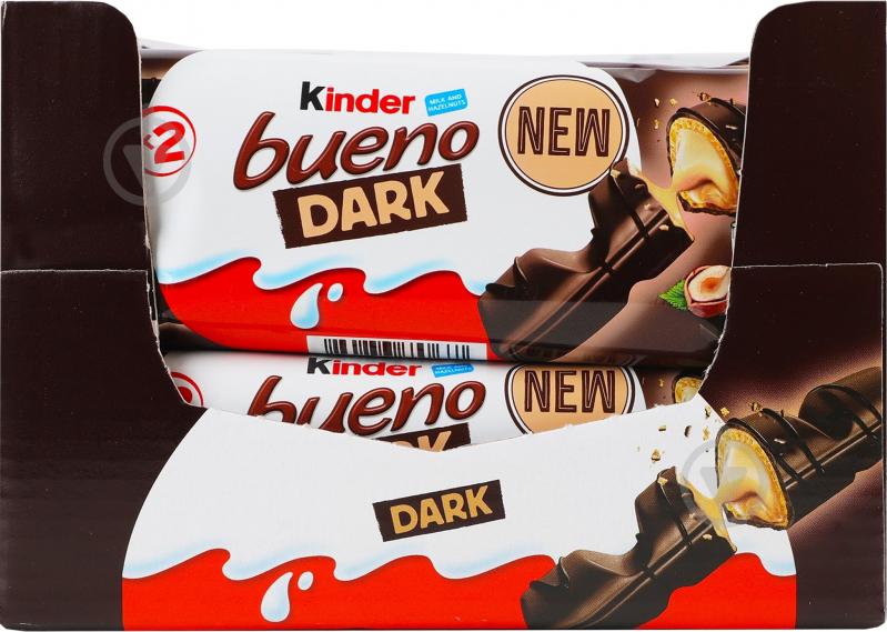 Шоколад Kinder Bueno Snack de Chocolate Dark embalagem 43 г - фото 3