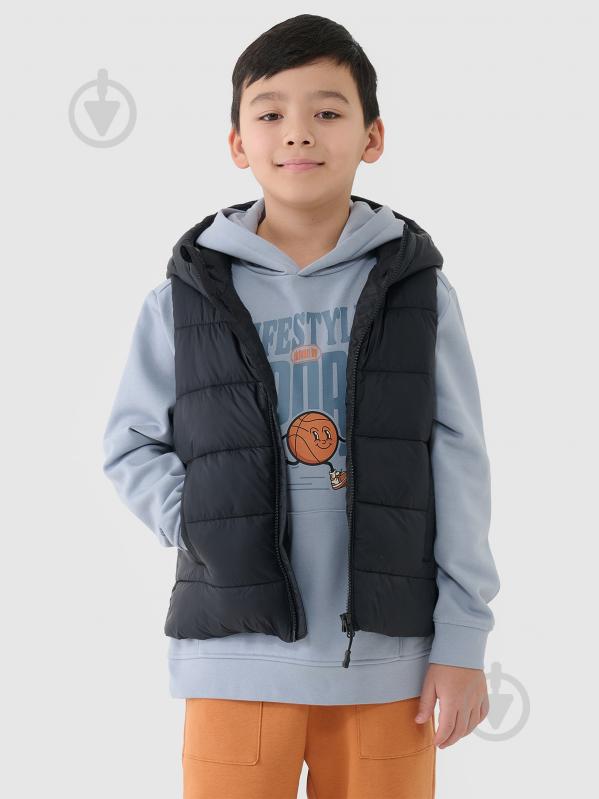 Жилет 4F VEST JACKET M169 4FJWSS25TVJAM169-20S р.122 черный - фото 2