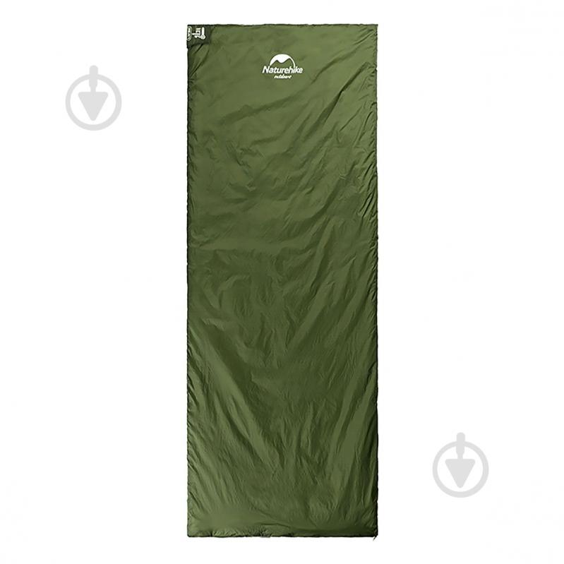 Спальник Naturehike весна/осінь, LW180 NH21MSD04 правий (15°C), p-p XL, темно-зелений 6927595786956-R - фото 1