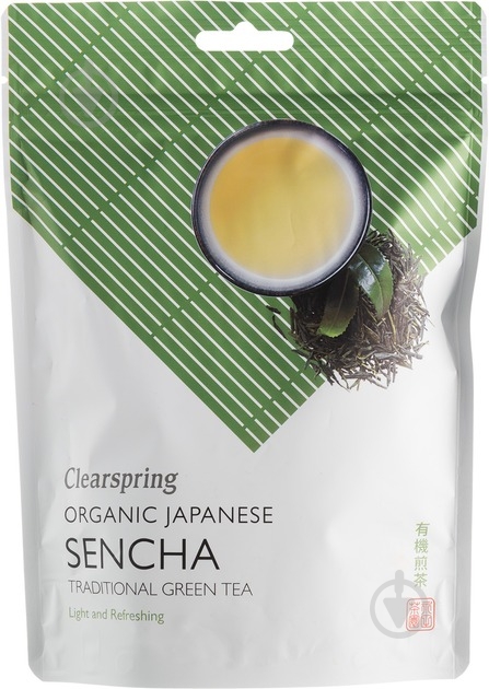 Чай зеленый Clearspring Sencha Organic 90 г (54182) - фото 1 Чай зеленый Clearspring Sencha Organic 90 г (54182) - фото 1