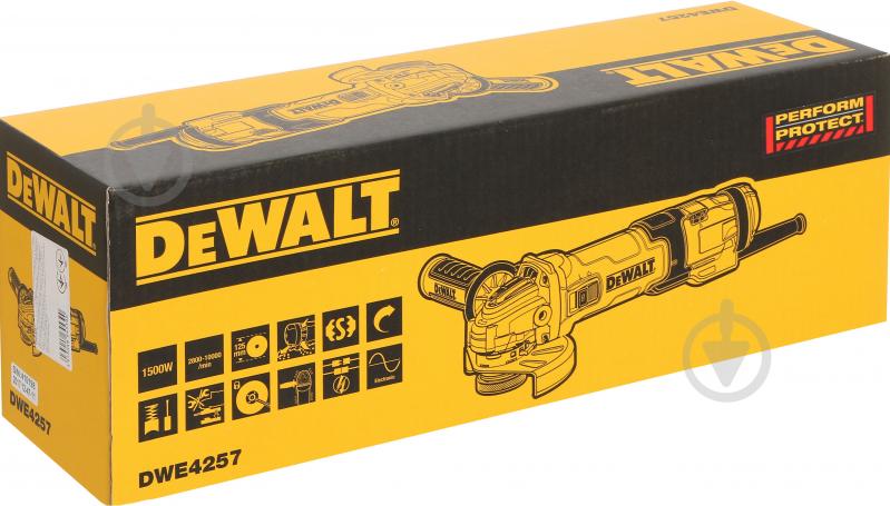 Болгарка (угловая шлифмашина) DeWalt DWE4257_1 - фото 5