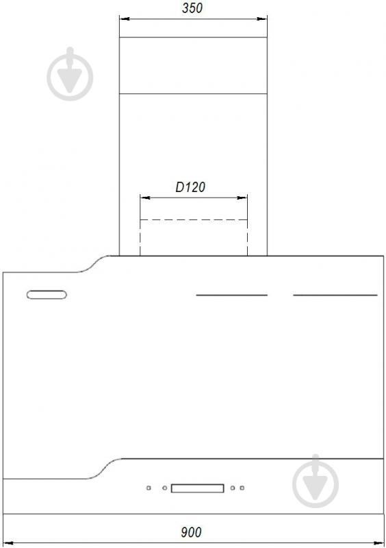 Вытяжка Derakhshan Note Black H-271 - фото 3
