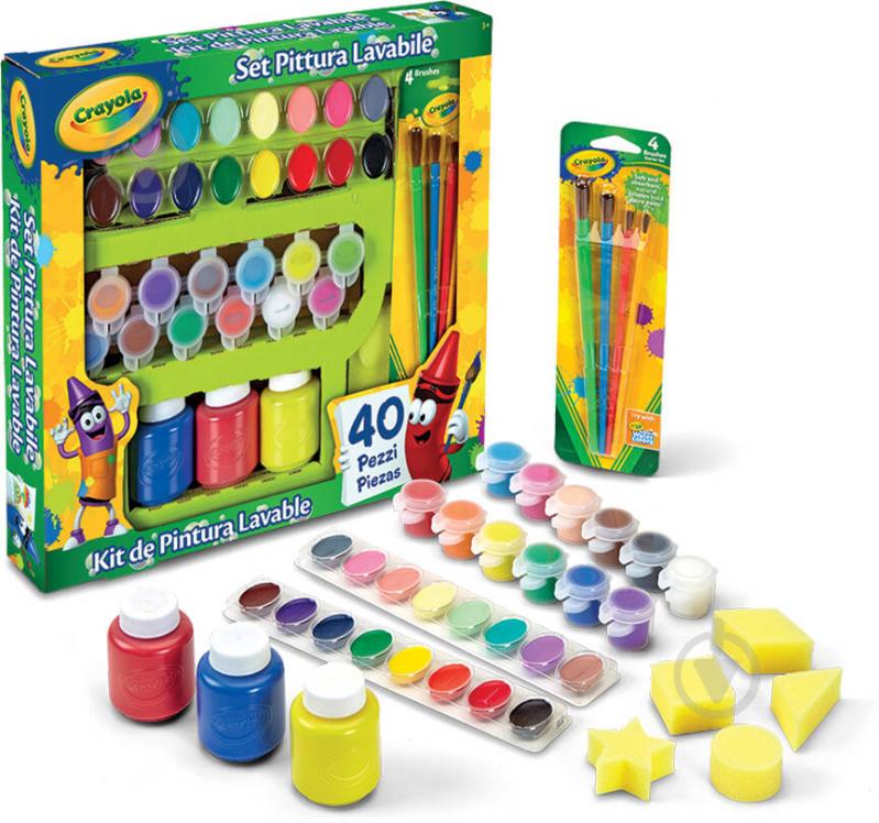 Набор для рисования красками (Washable) Crayola 54-0155 - фото 1