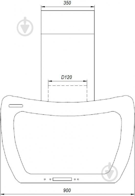 Вытяжка Derakhshan Clown White H-291 - фото 3