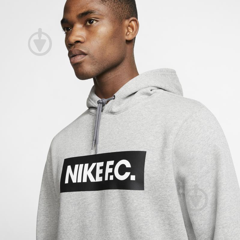 Джемпер Nike M NK FC ESSNTL FLC HOODIE PO CT2011-021 р. M серый - фото 3