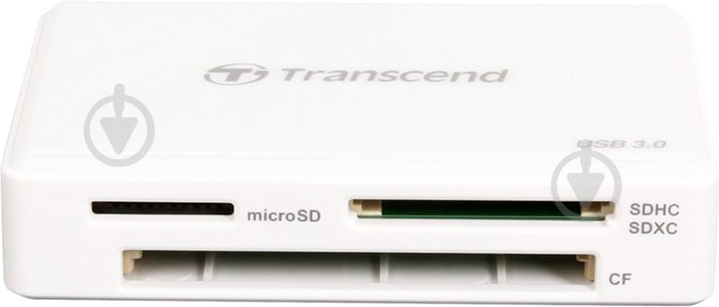 Кардрідер Transcend USB 3.0 white (TS-RDF8W) - фото 1