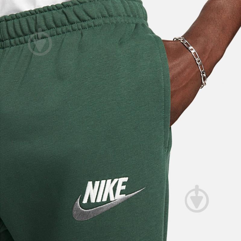 Брюки Nike M NK CLUB+ FT CF LBR PANT FB7687-323 р. L зеленый - фото 3