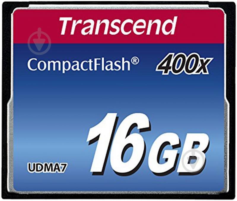 Карта памяти Transcend CF 16GB (TS16GCF400) - фото 2 Карта памяти Transcend CF 16GB (TS16GCF400) - фото 2