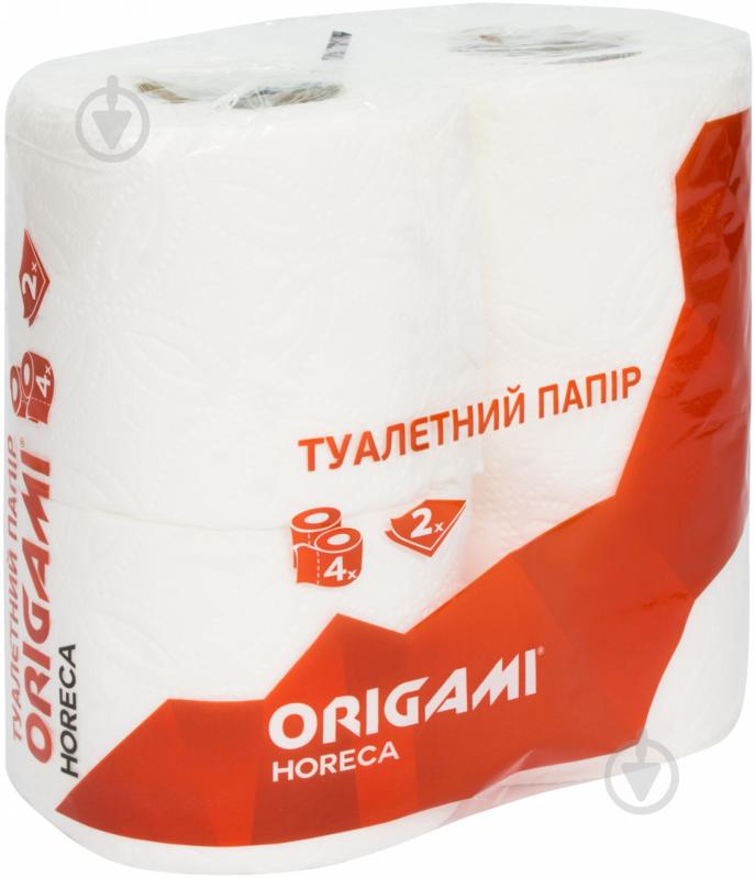 Туалетний папір Origami Horeca двошаровий 4 шт. - фото 1