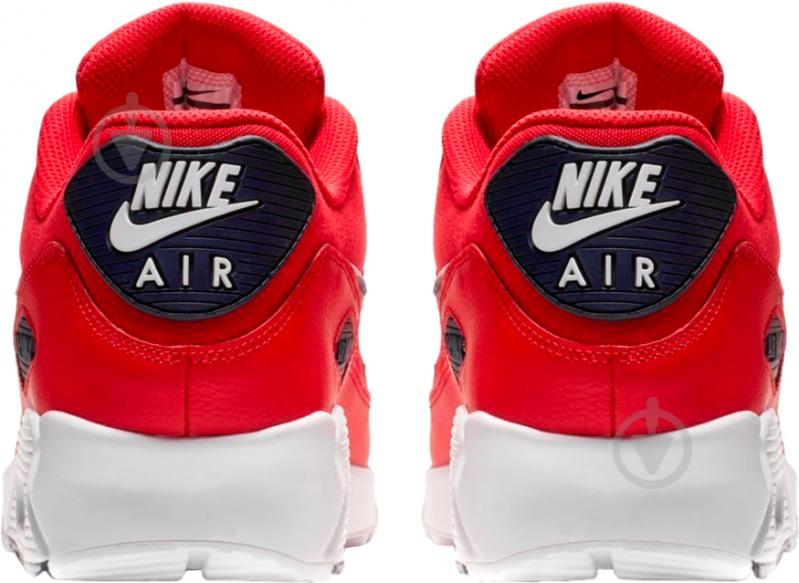 Кросівки чоловічі демісезонні Nike AIR MAX 90 ESSENTIAL AJ1285-601 р.45 червоні - фото 4