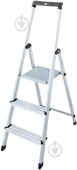 Лестница-стремянка Krause Solidy 3 (126214) c органайзером - фото 1