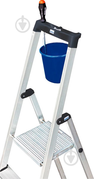 Лестница-стремянка Krause Solidy 5(126238) c органайзером - фото 3
