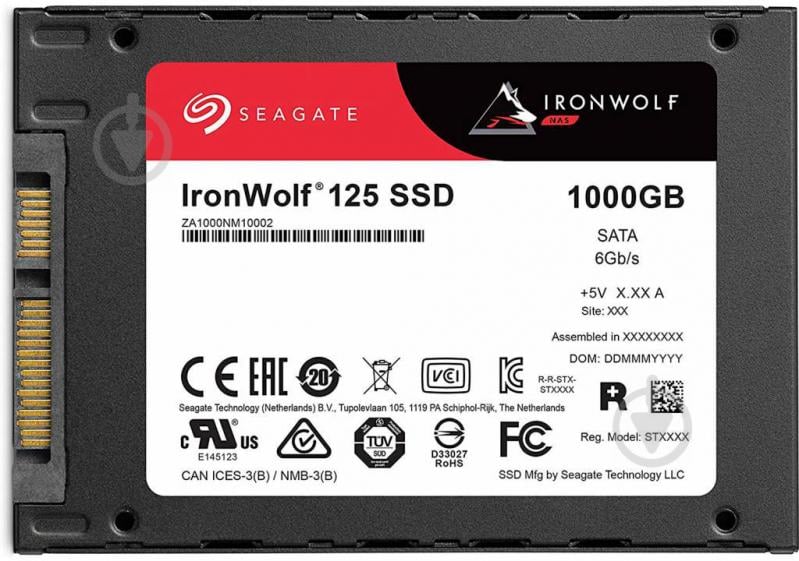 SSD-накопитель Seagate 500GB 2,5" SATA III 3D TLC NAND (ZA500NM1A002) - фото 2