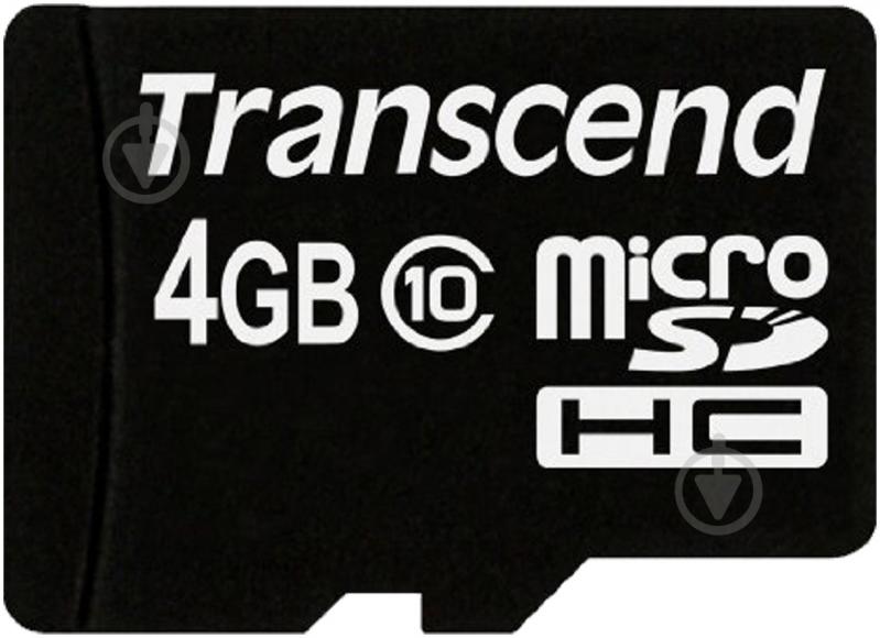 Карта пам'яті Transcend MicroSDHC 4GB + SD adapter (TS4GUSDHC10) - фото 3 Карта пам'яті Transcend MicroSDHC 4GB + SD adapter (TS4GUSDHC10) - фото 3
