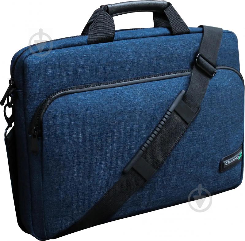 Сумка для ноутбука Grand-X Magic pocket 14" navy (SB-148N) - фото 3