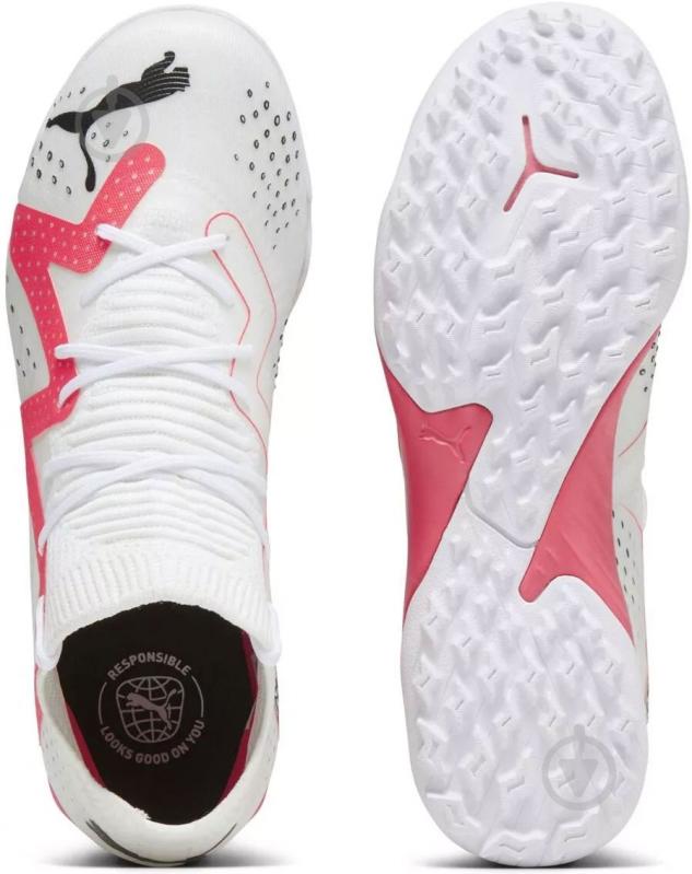 Бутсы Puma FUTURE MATCH TT + Mid Jr 10738601 р.38 белый - фото 6