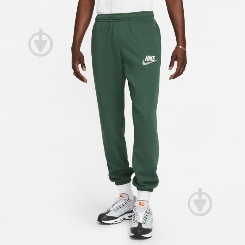 Брюки Nike M NK CLUB+ FT CF LBR PANT FB7687-323 р. 2XL зеленый - фото 1