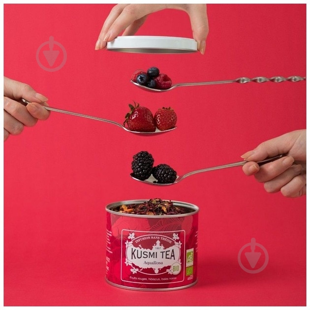 Чай травяной Kusmi tea AquaRosa органический 100 г (Q0816) - фото 3 Чай травяной Kusmi tea AquaRosa органический 100 г (Q0816) - фото 3