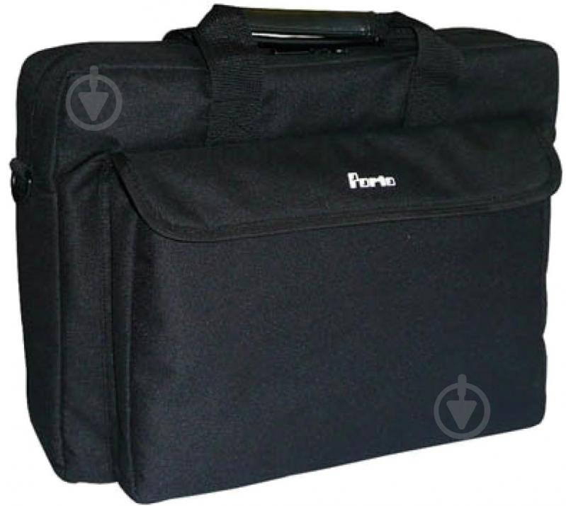 Сумка для ноутбука Porto 15.6" black (PC15BK) - фото 1 Сумка для ноутбука Porto 15.6" black (PC15BK) - фото 1