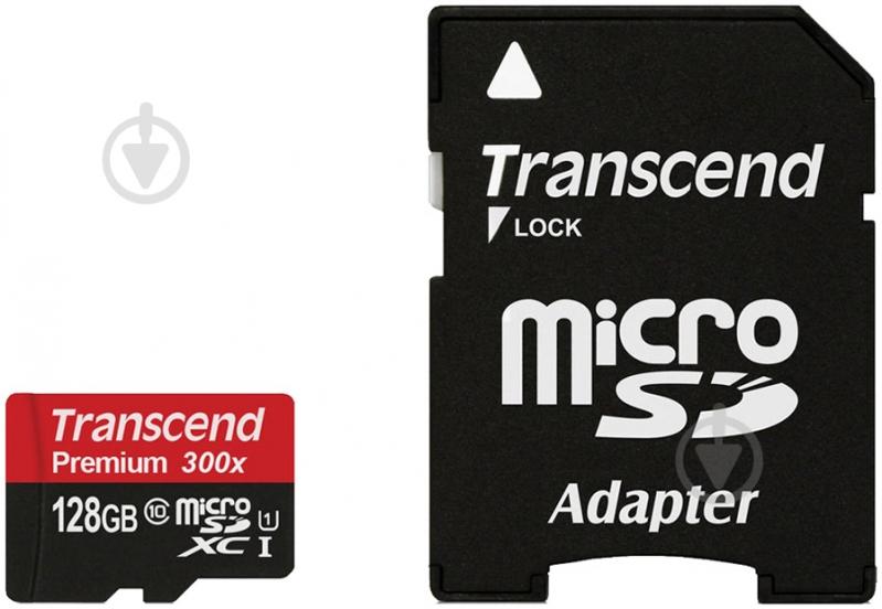 Карта памяти Transcend Ultimate microSDXC 128GB Class 10 UHS-I U3 R95/W85MB/s 4K Vid (TS128GUSDU1) - фото 1