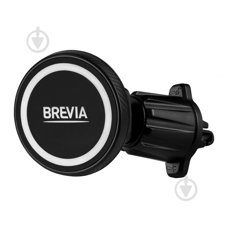 Держатель для телефона AirVent Ultra MagCircle для дефлектора, магнитный Magsafe Brevia черный - фото 1 Держатель для телефона AirVent Ultra MagCircle для дефлектора, магнитный Magsafe Brevia черный - фото 1