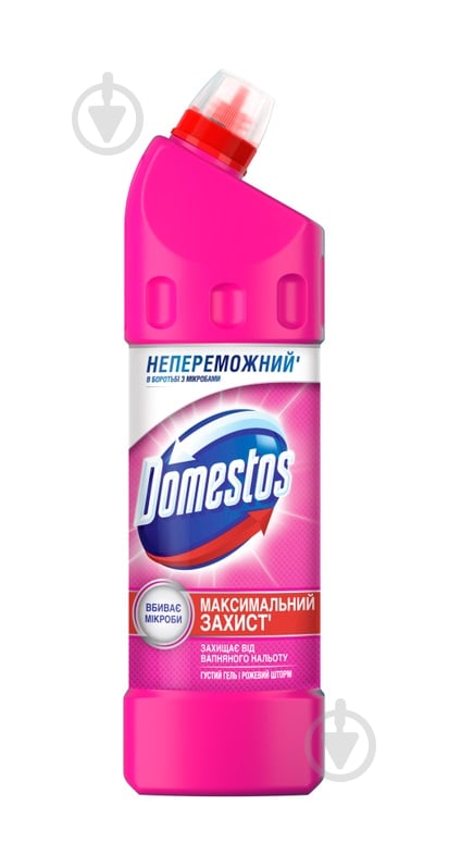 Універсальний засіб Domestos Рожевий шторм 67526368 - фото 1