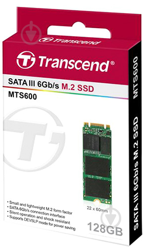 SSD-накопитель TRANSCEND MTS600 128GB M.2 SATA III (TS128GMTS600) - фото 2