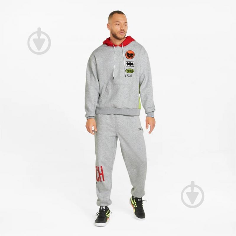 Джемпер Puma PLAYBOOK PULLOVER 53418801 р. 3XL серый - фото 3 Джемпер Puma PLAYBOOK PULLOVER 53418801 р. 3XL серый - фото 3