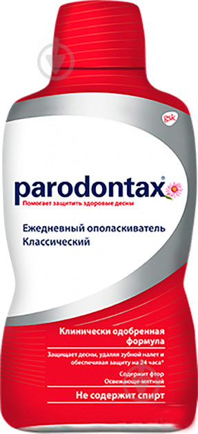 Ополіскувач Parodontax Без спирту 500 мл - фото 1
