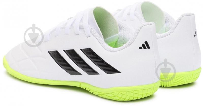 Футзальная обувь Adidas AW2324 Copa Pure 4 GZ2552 р.38 бело-зеленый - фото 3