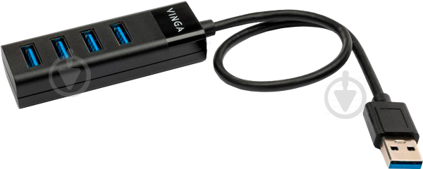 Концентратор Vinga USB3.0 to 4xUSB3.0 HUB (VHA3A4) - фото 1