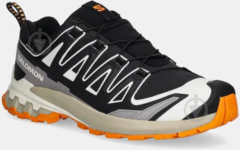 Кросівки чоловічі демісезонні Salomon XA PRO 3D V9 GTX L47881900 р.46 2/3 чорні із білим - фото 2 Кросівки чоловічі демісезонні Salomon XA PRO 3D V9 GTX L47881900 р.46 2/3 чорні із білим - фото 2